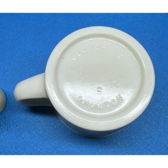 VTG Old Spice Shaving Mug Cup Ship Grand Turk Salem 1786 Shulton USA & Brush - Picture 7 of 8